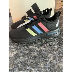 Adidas Shoes Kids Racer TR23 K Size 5.5  Colorful 3 Stripe Athletic Sneakers
